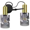 Image de Keter lighting - 1787 inger applique noir, or, 25cm, 2x e27