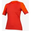 Image de Maillot Endura GV500 manche courte rouge orange femme - M