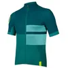 Image de Maillot de vélo - Endura - Fs260 Print - Manches courtes - Vert - Respirant - 80% recyclé