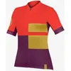 Image de Maillot Endura FS260 Print manche courte rouge lilas jaune femme - XL