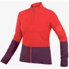 Image de Maillot Endura FS260 Jetstream manche longue rouge clair lilas femme - XS