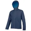 Image de Veste à capuche imperméable Endura Hummvee - Homme - Manches longues - Bleu - Blue encre - Cycle - VTT