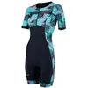 Image de Combinaison courte de triathlon femme Zone3 Activate+ - Vert - XS