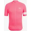 Image de Maillot Rapha Core Lightweight manche courte rose logo blanc - L