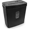 Image de Duronic ps657 destructeur de documents 170w pour 5 feuilles de papier a4 coupe croisée réservoir de 15 l retour en arrière anti bourrage de papier en conformité avec le rgpd