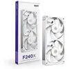 Image de Nzxt F240x Ventilateur Boîtier 240 Mm Double Rgb Blanc 240 Mm Nzxt