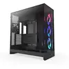 Image de Nzxt h9 flow rgb (cm h92fb r1) dual chamber mid tower case w rgb fans all bla CM-H92FB-R1