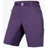 Image de Short Endura Hummvee Lite + cuissard intérieur violet femme - L