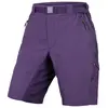 Image de Short Endura Hummvee Lite + cuissard intérieur violet femme - S