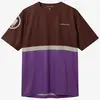 Image de Maillot manches courtes Endura SingleTrack Core II marron violet - L
