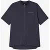 Image de Maillot manches courtes Endura Loop Zipped gris charbon - XS