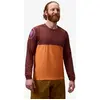 Image de Maillot manches longues Endura Core Printed orange bordeaux - L