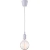 Image de Lampe Ampoule Pendante Edison - Silicone Blanc - Suspensions 180 - Iconik Interior