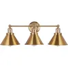 Image de Lampe Applique Murale Dorée Design 3 Ampoules