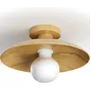 Image de Lampe de Plafond - Plafonnier en Bois - Goodman Naturel