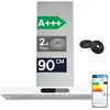 Image de Hotte aspirante 90cm 650 m3h app & commande tactile a+++ blanc cd9102w CD9102W