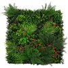 Image de Panneau Mural Végétal Artificiel 1 x 1 m Mira Feuillage Décor Jardin Maison