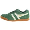 Image de Baskets - GOLA - Harrier Suede - Cuir/Textile - Lacets - Vert