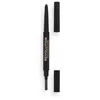 Image de Crayon sourcils - REVOLUTION - Duo Brow Definer - Marron foncé - Vegan - Non testé sur les animaux