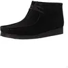 Image de Bottes Clarks Wallabee Noir - Homme - Tige en cuir suédé - Semelle en crêpe
