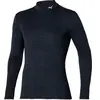 Image de Maillot manches longues col montant Mizuno Breath Thermo Mid Weight Noir XL A2GAA55209