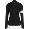 Image de Maillot Rapha Classic manche longue noir blanc femme - M
