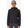 Image de Veste coupe-vent Rapha Wind noir gris femme - M