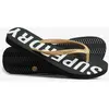 Image de Claquettes Superdry Code Core Sport noir blanc femme - S