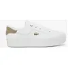 Image de Baskets Lacoste Ziane Platform blanc pur doré femme - 39