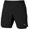 Image de Mizuno Core 2in1 5.5 Inch Shorts T. M Noir Homme