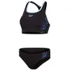 Image de Bikini Speedo Placement Racerback noir bleu femme - 32