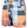 Image de Maillot de bain Speedo Digital Printed Leisure 14 Inch bleu noir orange - S