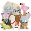 Image de Jouet Empilable Le Toy Van Animaux De La Jungle 9 Pièces Multicolor Bois
