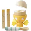 Image de Coquetier Le Toy Van Honeybake 11 Cm Beige Bois