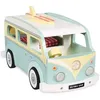 Image de Camping-Car de vacances - LE TOY VAN - Jouet en bois - Multicolore - Bleu - Enfant