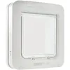 Image de SUREFLAP Grande chatière à puce électronique - Blanc - 178 mm x 170 mm (Mémorisation d’un maximum de 32 puces)