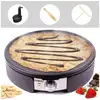 Image de Duronic pm152 crêpière électrique de 1500w - 37 cm - plaque de cuisson antiadhésive et démontable - accessoires inclus - température ajustable - crêpes sucrées, galettes salées, pancakes et omelettes