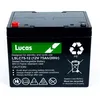 Image de Batterie Plomb Etanche Stationnaire et Cyclage Lucas VRLA AGM LSLC75-12 12V 75Ah.
