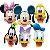 Image de Lot de 6 Masques Mickey et ses amis Disney - Enfant - Noir - 100% licence Disney