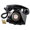 Image de Téléphone - GPO - Carrington Classic - Noir - Bouton-poussoir - Design rétro 1920