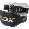Image de Ceinture de Musculation RDX en Cuir Vachette 6 pour Fitness et Bodybuilding - Noir