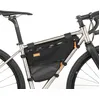 Image de Sacoche de cadre vélo Restrap - Noir - S - Sangles caoutchoutées - Fermetures éclair Aquaguard YKK - 6L