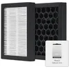 Image de Filtres HEPA et Charbon Actif Meaco Deluxe 202   Pack de 3 Haute Efficacité E11 Élimine Poussière Pollen et Oloirs