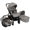 Image de Poussette Trio Graco Near2me Dlx Slide2me Nacelle Siège Auto Snuglite Ash