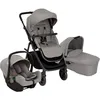 Image de Poussette Graco Near2Me Dlx Trio - Siège Auto et Nacelle Réglable Gris Ash
