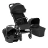 Image de Poussette trio Myavo - siège auto SnugLite i-Size nacelle habillage pluie - Midnight