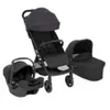 Image de Poussette trio Myavo - siège auto SnugLite i-Size nacelle habillage pluie - Charcoal