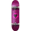 Image de Skate Shortboard - HEART SUPPLY - Round Logo Checks 7.75 - Blanc - Mixte - 4 roues