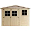 Image de Abri de jardin en bois 15 m² TIMBELA - Ep.17mm - avec plancher imprégné - M337+M337G