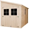 Image de Abri De Jardin En Bois 6 M² - H245 X 318 X 218 Cm - Avec Sol Imprégné - M339a+m339g